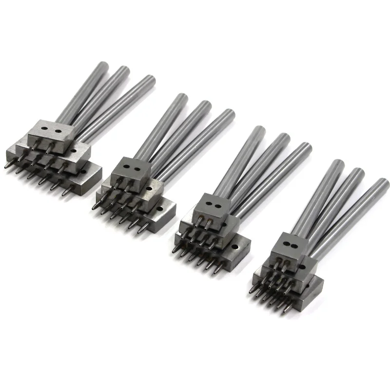 4//8mm DIY Rundloch abstand Puncher, manuelle Runds tich Stanz werkzeug, profession elles Leder Kunst handwerk Projekt