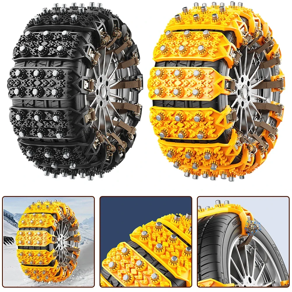 Ampia fornitura di catenelle da neve per pneumatici antiscivolo per auto, pneumatici per auto invernali, pneumatici invernali, elenco completo delle macchine, durata