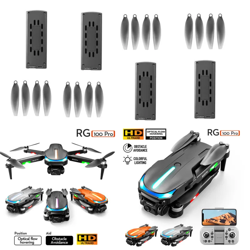 Rg100pro Rc Drone Batterij Rg100 Pro Rc Quadcopter Onderdelen 3.7V 2000Mah Batterij/Propeller/Usb Rg100 Pro Drone Batterij Speelgoed