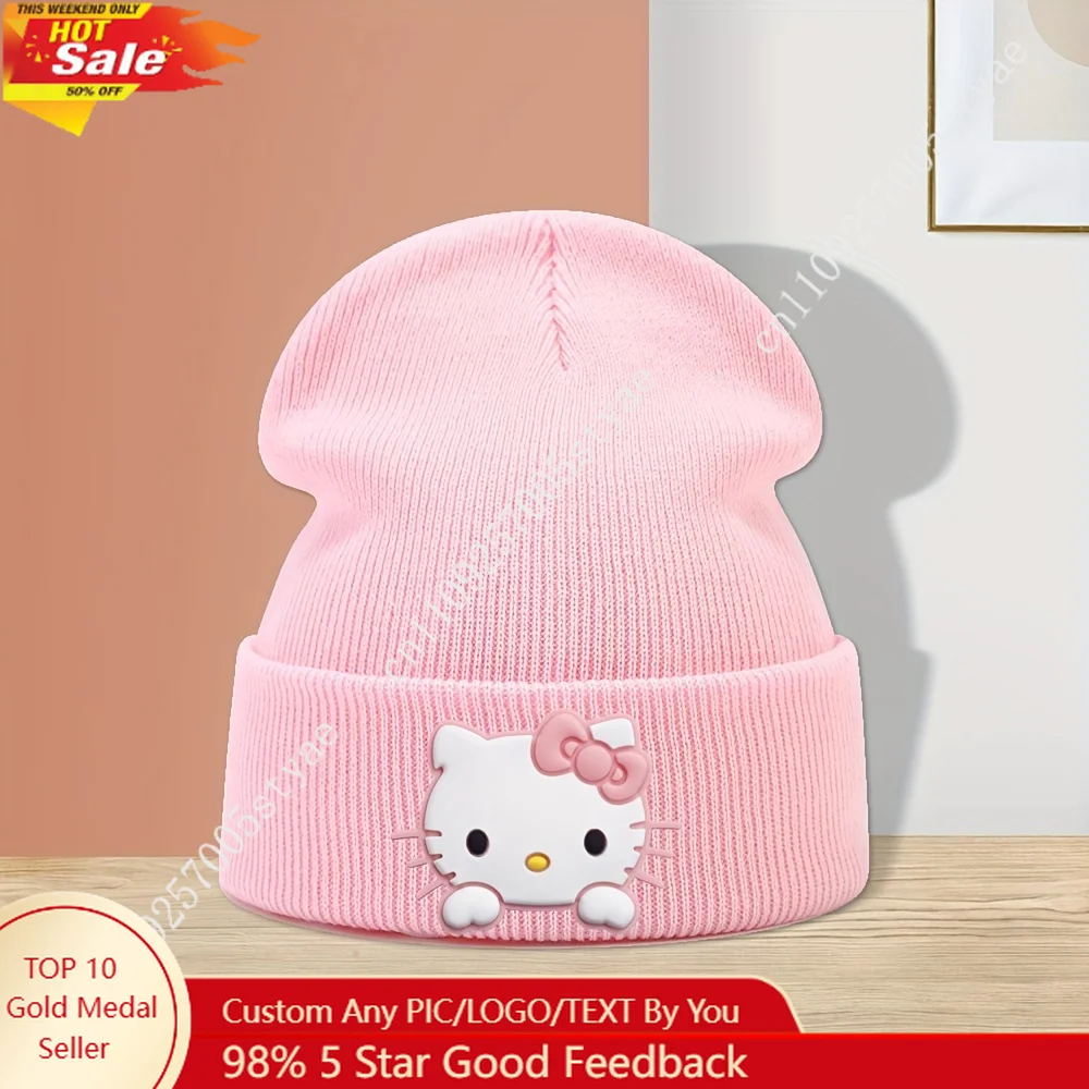 

Sanrio Hello Kitty Hat Breathable 7 Colors Available for Men and Women Suitable for Stretchy Fit for Winter Travel Gift