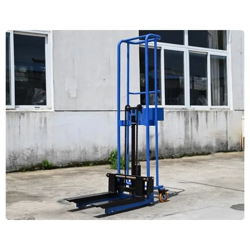 Camion-palette entièrement électrique robuste de 400 kg avec batterie au lithium pour le transport en entrepôt, chargement, déchargement, chariot