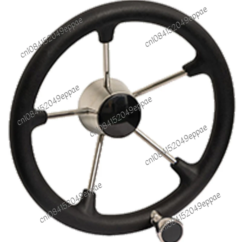 

Marine Stainless Steel Foam Steering Wheel Yacht Speedboat Fishing Boat Power Ball Rudder Handwheel