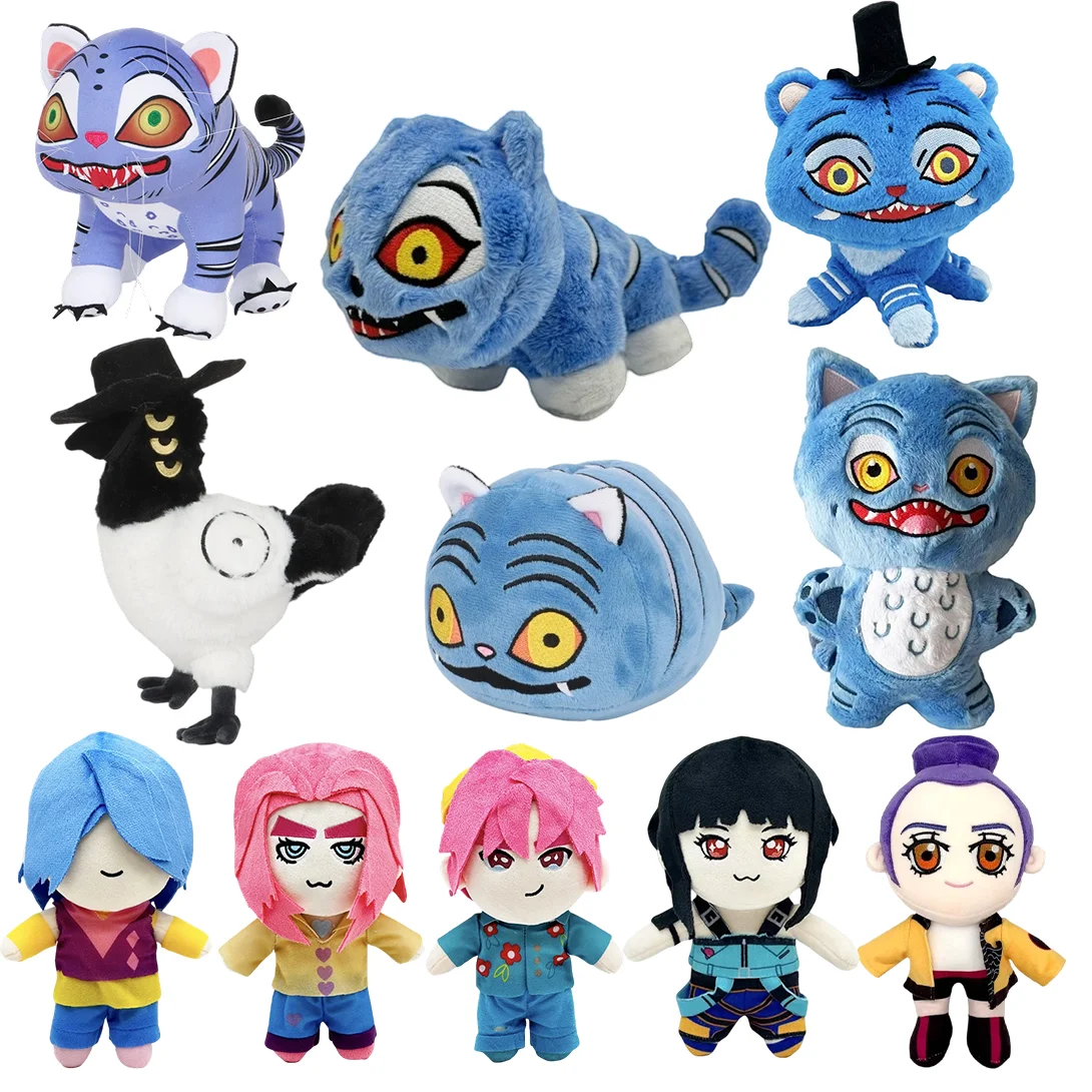 

New Demon Hunters Tiger Plush Toy Demon Hunters Kpop Accessories Toy Tiger Plushie Doll K Pop Demon Hunters Merch Birthday Gifts