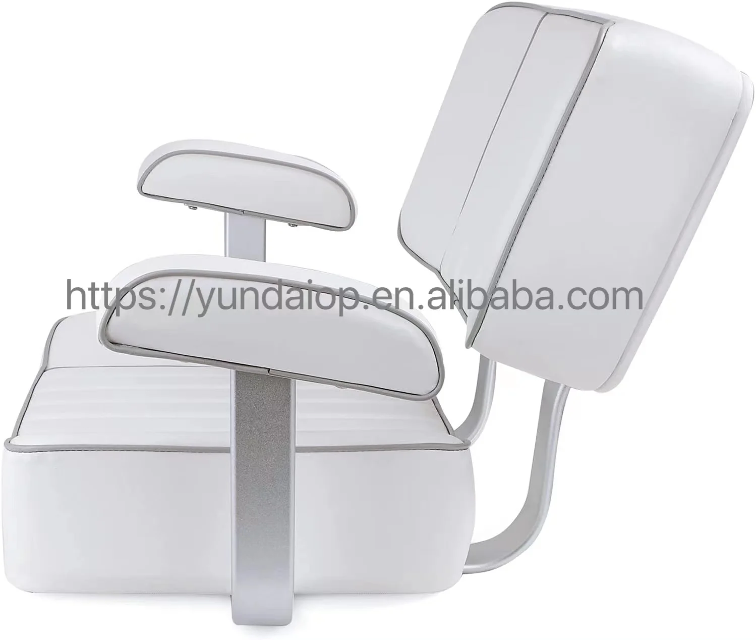

Deluxe Pontoon Captain Boat Seat with Arm Rest Seating Swivel Fishing Pedestal Other Marine Supplier Boat Seats
