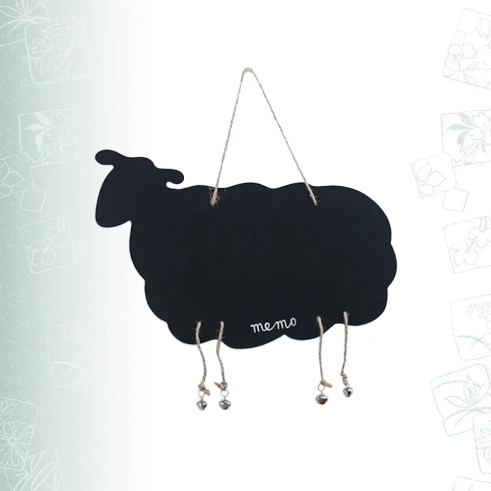 رسالة خشبية السبورة على الوجهين معلقة مجلس جدار ديكور تسجيل للمنزل المطبخ مكتب السبورة قلادة حلية #1