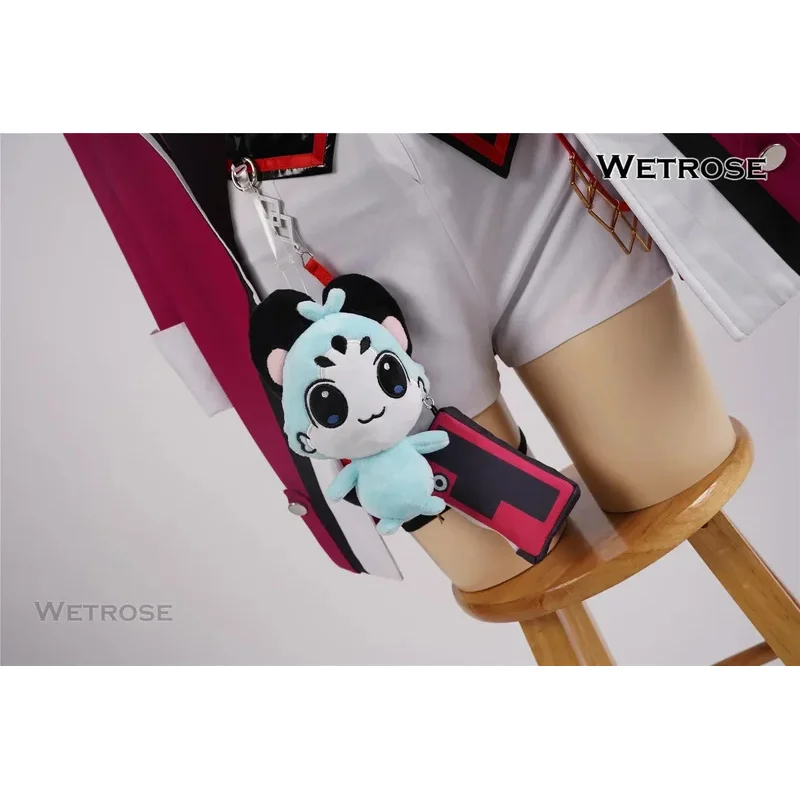 ZA01 【Wetrose】 Disponibile Raora Panthera Costume Cosplay Pink Cat Rao Rara Hololive Holo EN 4th New Justice Vtuber Parrucca Set completoZa0@