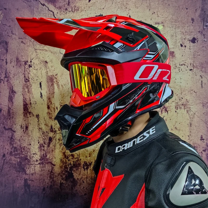 Off-road Motorcycle Helmet Bicycle Downhill AM DH Mountain Bike Capacete Cross Helmet Casco Motocross