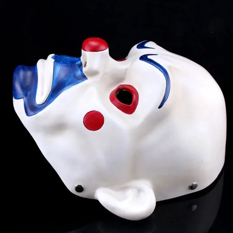 Silisili AH عالية الجودة جوكر البنك السارق قناع مهرج فارس الظلام الدعامة حفلة تنكرية أقنعة الراتنج للبيع قدس 2025 ☆   جديد