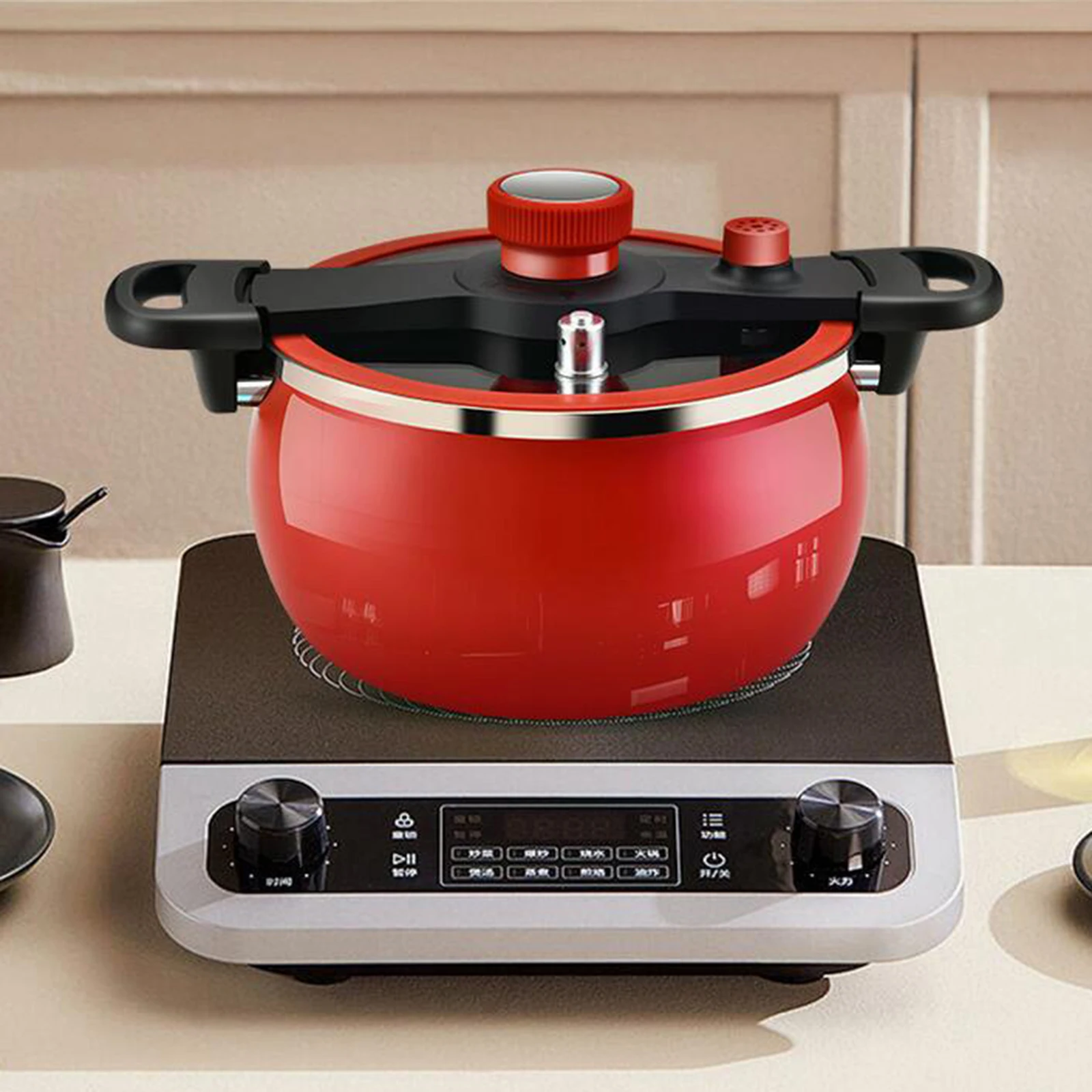 7L Pot Variable Pressure Soup Pot Micro Pressure Pot Household Multi-Functional Non Stick Stewing Gas Induction Cooker Universal