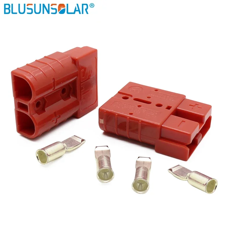 10 Pairs 600V 50A Black Gray Red SB50 Plug Connector Double Pole with Copper Contacts for Solar Panels Caravans Battery