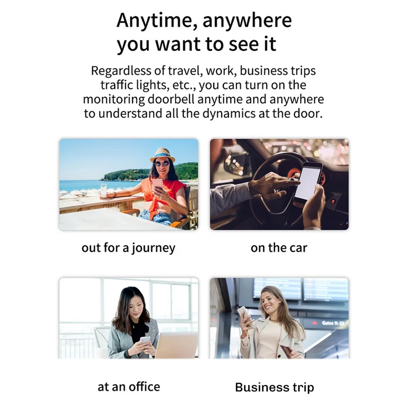 A92Z Tuya Smart Home Doorbell Camera Waterproof Wifi Video Intercom 1080P Outdoor Security Protection Two Way Audio