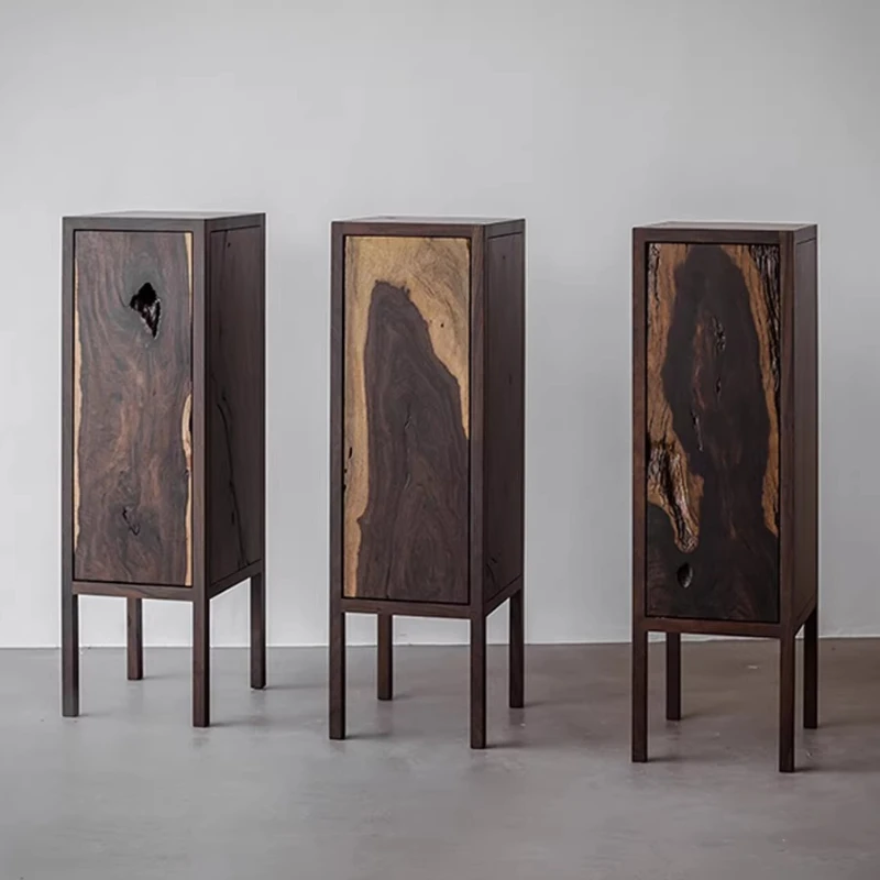 

Qijinfeng solid wood single-door tea cabinet, entrance cabinet