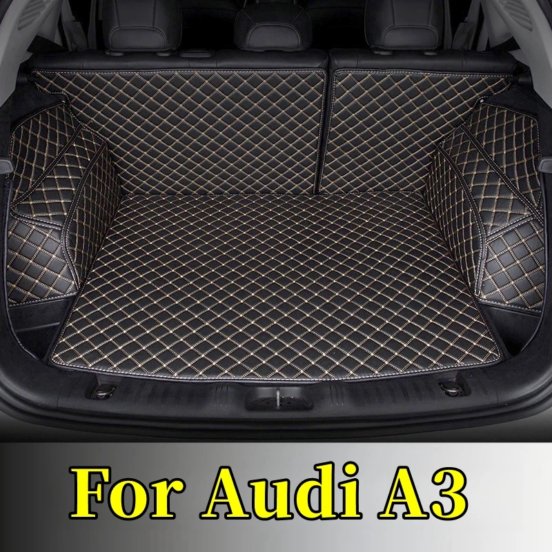 Customized Car Trunk Mats Fit For Audi A3 2008 2009 2010 2011 2012 2013 2014 2015 2016 2017  Auto Interior Accessories