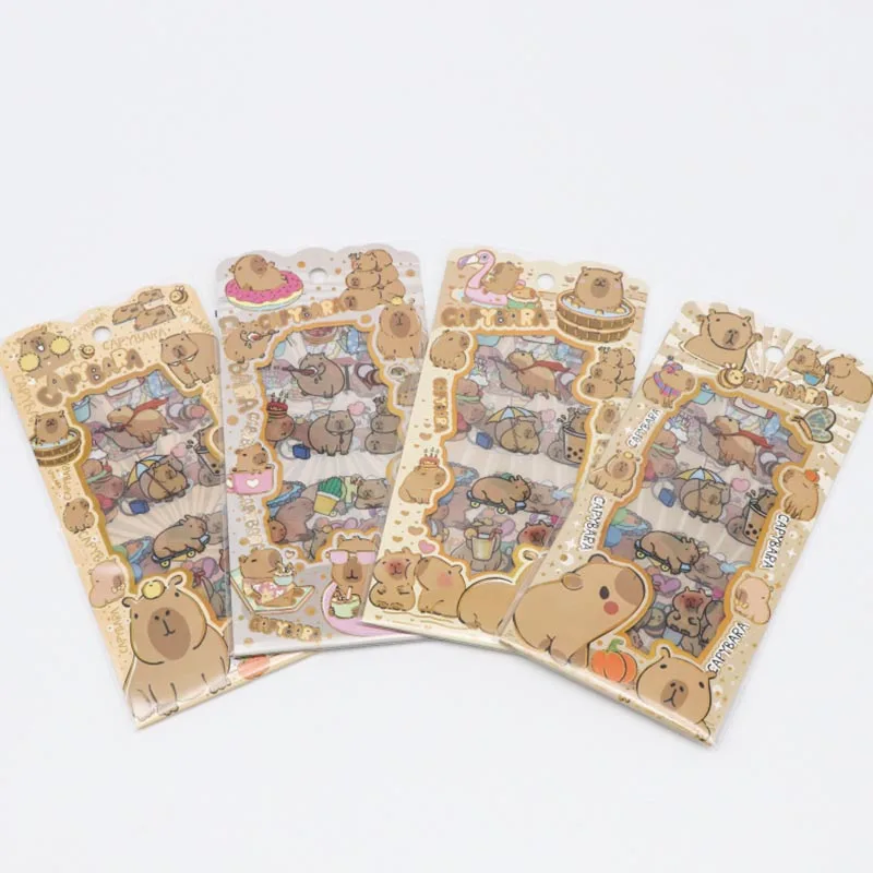 20pack/lot Kawaii Capybara Stickers Cute Scrapbooking DIY Diary Decorative Sealing Sticker Album Stick Label