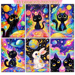DIY AB Diamond Painting Kit for Adults Beginner, Anime-Themed Diamond Embroidery Mosaic Art Cross Stitch Set Home Wall Decor