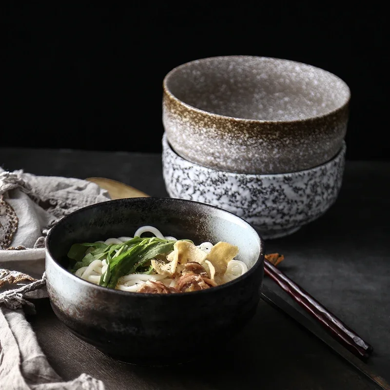 ramen bowl Large household ceramic bowl noodle soup