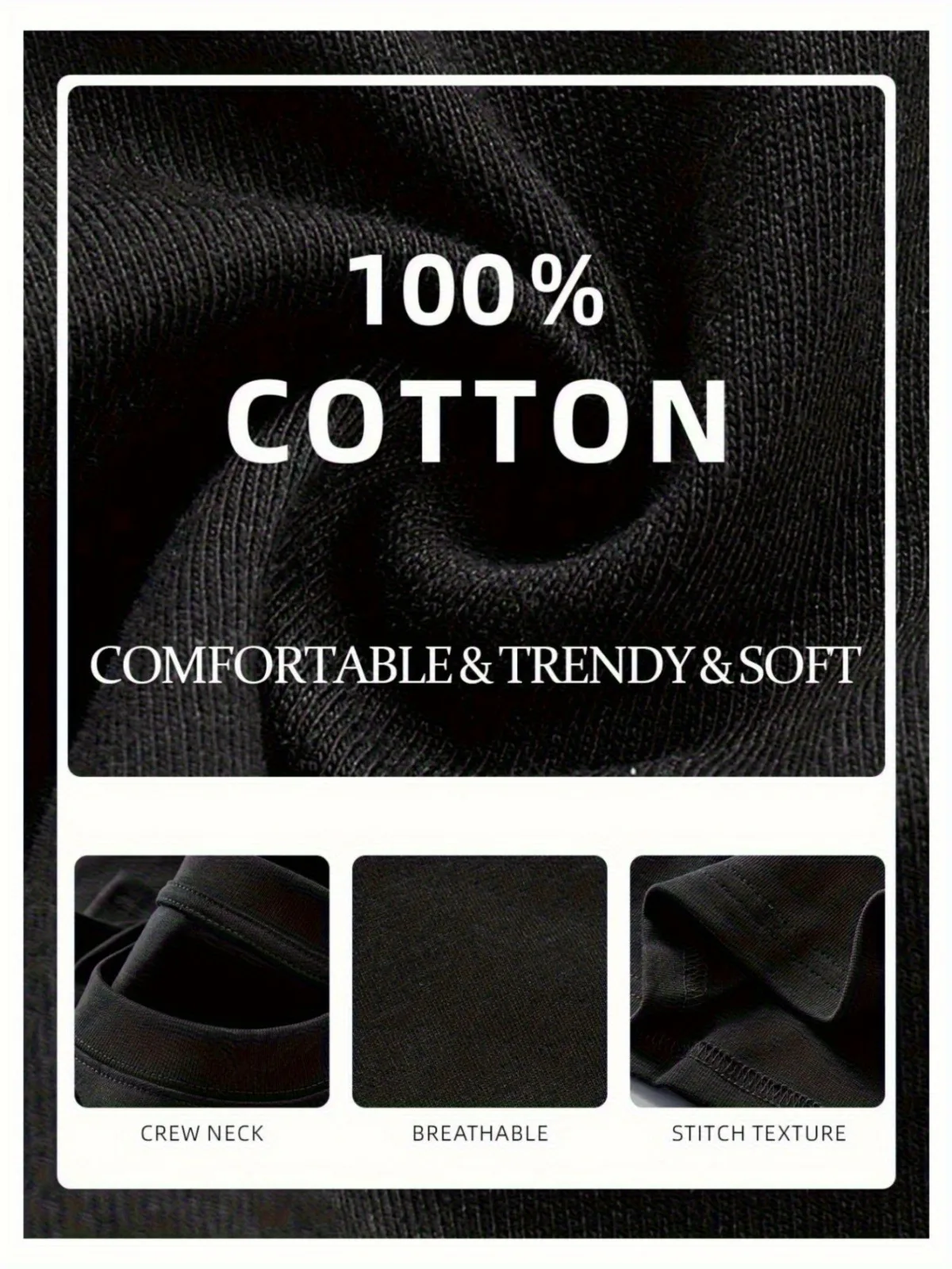 T-shirt da donna con motivo stampato girocollo casual in puro cotone alla moda, a maniche corte, adatta per regali di festa e top per le feste