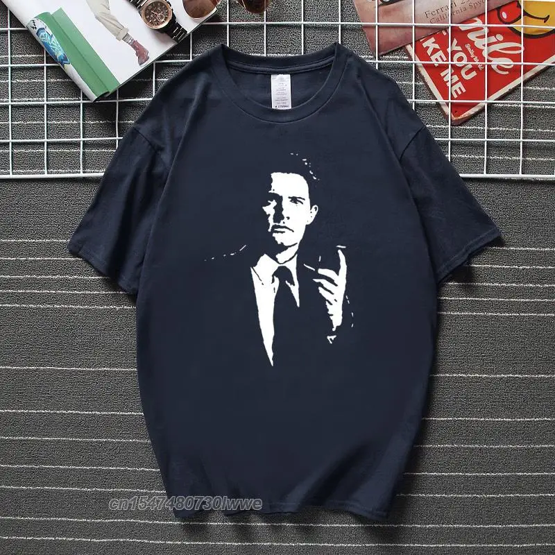 Dale Cooper T-Shirt Twin Peaks Fbi Agent David Lynch Laura Palmer Fashion T Shirt For Men 100% Top Cotton Unisex Tshirt