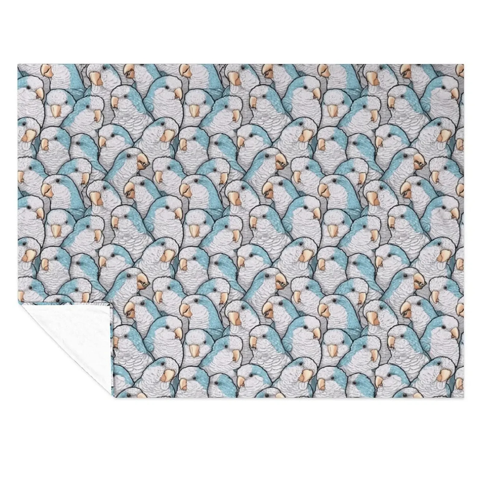 

Blue Quaker Monk Parakeets Throw Blanket cosplay anime Luxury Thicken Luxury St warm winter Blankets