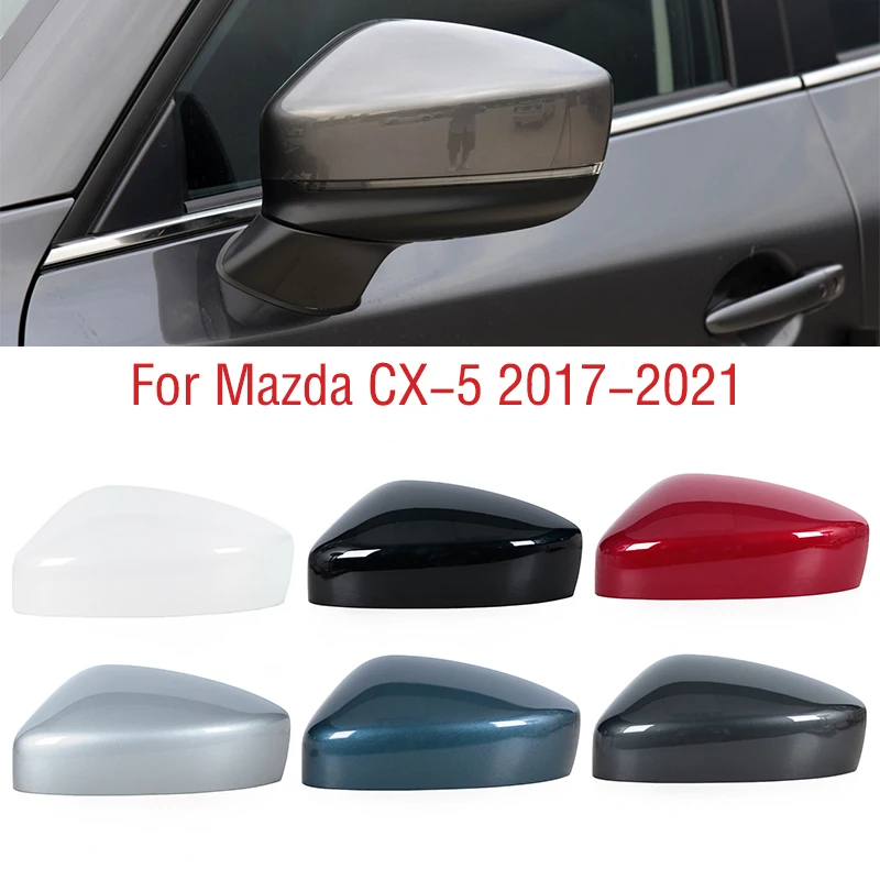 For Mazda CX-5 CX5 2017 2018 2019 2020 2021 Car Rearview Mirror Cover Lid Cap Wing Door Side Mirror Case Shell House