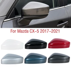 For Mazda CX-5 CX5 2017 2018 2019 2020 2021 Car Rearview Mirror Cover Lid Cap Wing Door Side Mirror Case Shell House