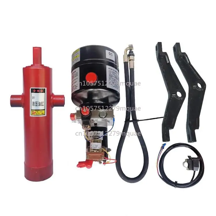 รถสามล้อเครื่องยนต์ดัดแปลง 12V48V60V ปั๊มน้ำมันเครื่องยนต์ ไฮดรอลิก รถดัมพ์