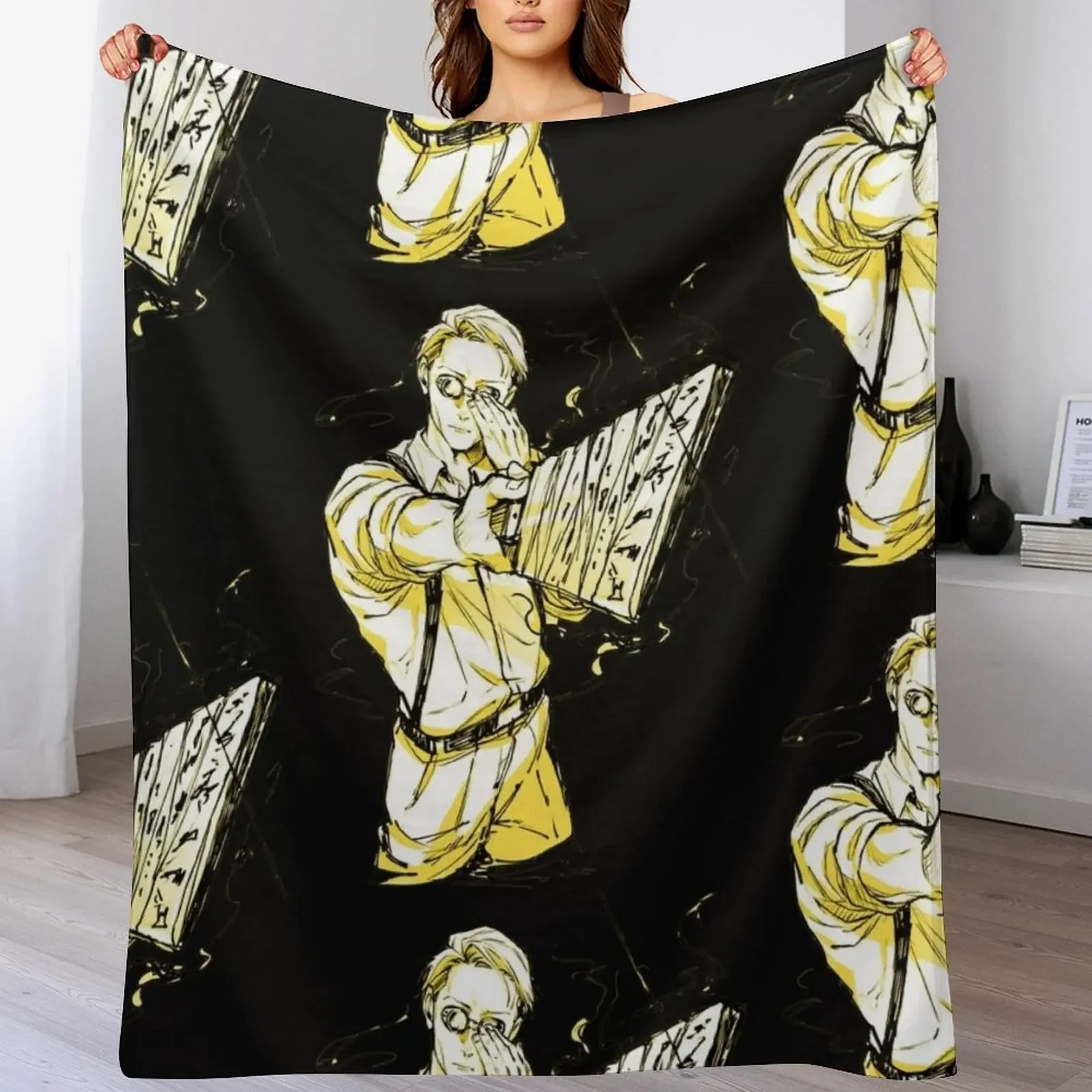 

NANAMI CURSED Classic Throw Blanket Luxury St decorative blankets and throws Moving Blankets