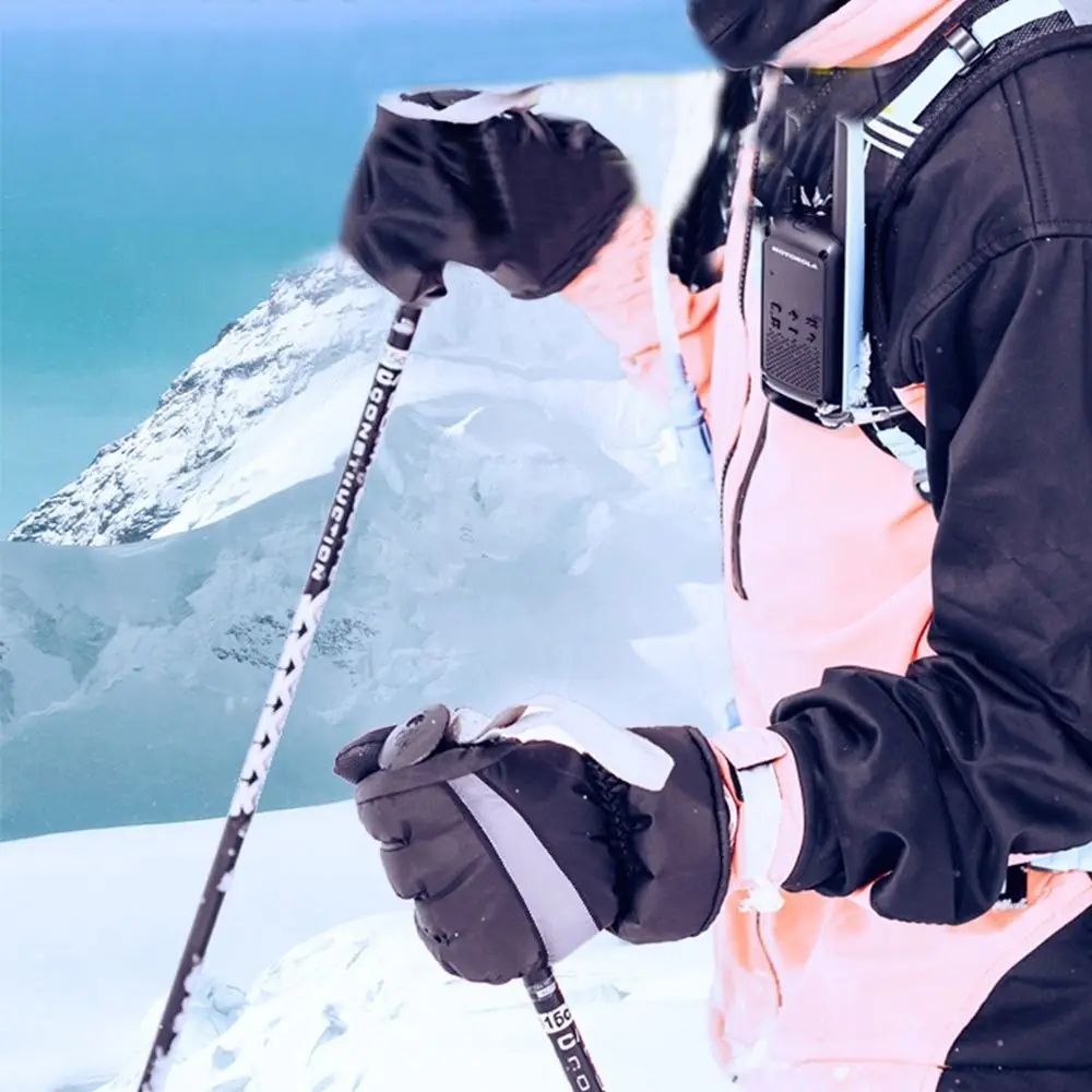 Adjustable Fleece Touch Screen Gloves Warm Non-slip Driving Mittens Winter Windproof Ski Gloves Outdoors