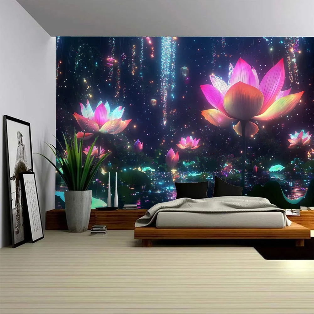 

Sunshine Flower Art Tapestry Cartoon Wall Hanging Cloth Children's Room Decoration Plant Kawaii Wall Decoration Tapestry