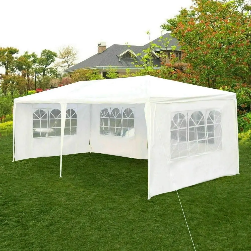 

Уличный шатер 10 x 20 футов, палатка для вечеринок и свадеб со съемными стенами, переносной навес-беседка для мероприятий, для двора, белый