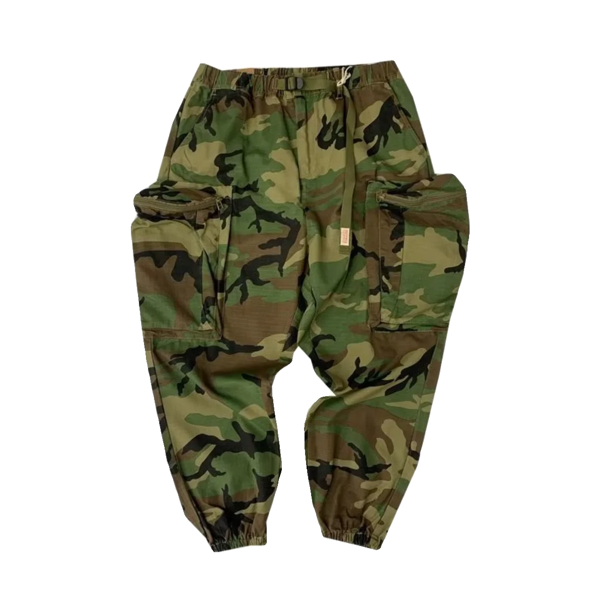 

Japanese Sle Casual Camouflage Loose Trousers with Big kets Men's Workwear Autumn Winter Wear Resistant Long Pants