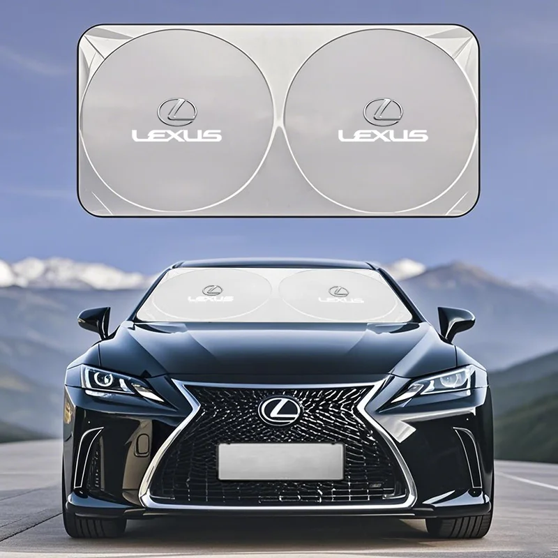 Osłona przeciwsłoneczna na przednią szybę samochodu, ochrona przed promieniowaniem UV, do Lexus F SPORT ES RX NX LS UX LM LX GX LC RZ IS CT GS RC HS SC TX LBX (1Pcs For F SPORT) — Zdjęcie 2 z 2