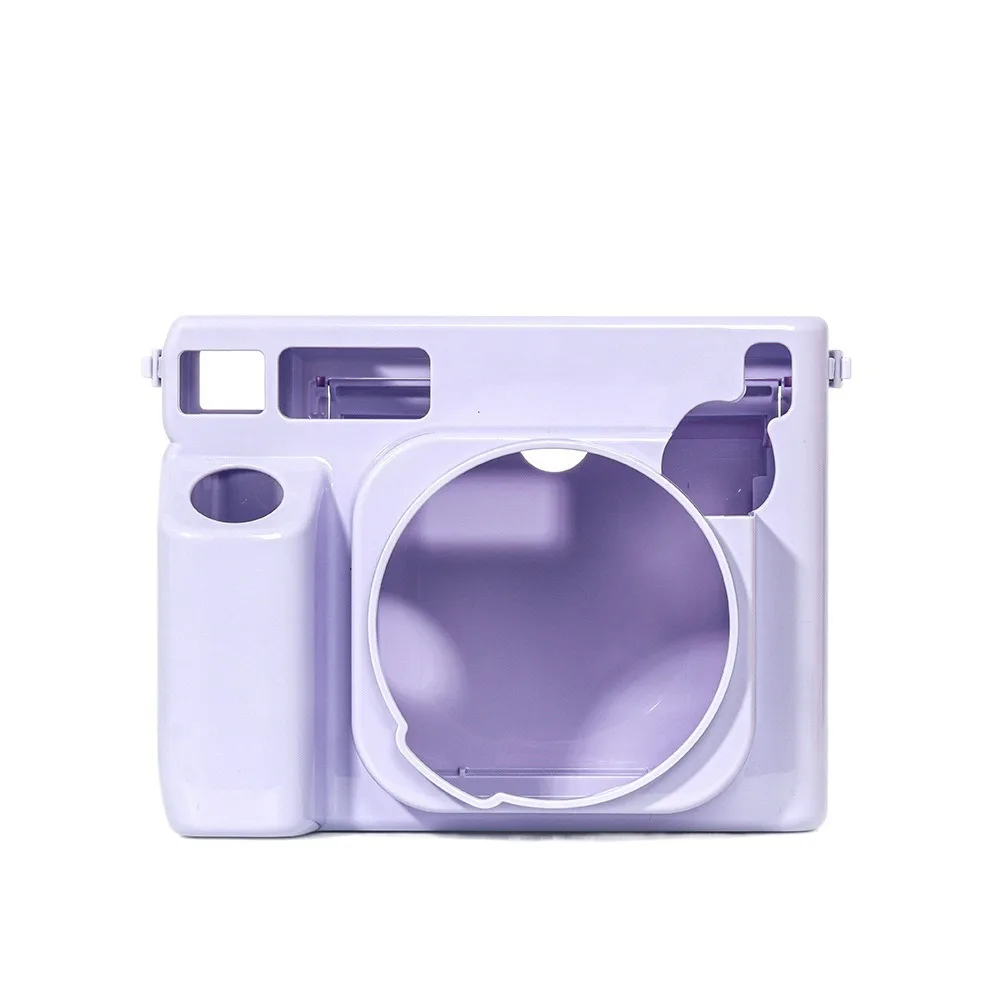 

Solid Color Instant Camera Case with Photo Pocket Anti Scratch Protective Cover Shockproof for Fujifilm Instax Wide 400