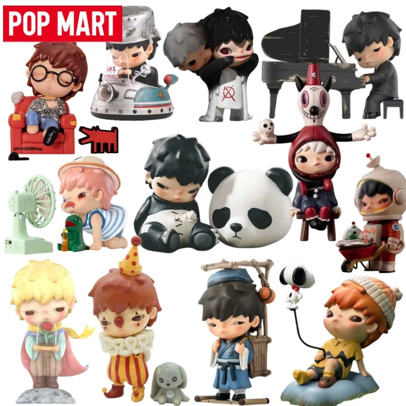 

Коллекционная серия POP MART Hirono: Слепая коробка Simper Series, аниме-фигурка, лимитированная серия, дизайнерская коллекционная кукла, модная игрушка, подарок