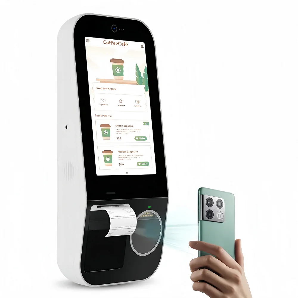 Self-Ordering Fast Food Kiosk with SDK Function Self-Service Bill Payment Food Order Terminal for Chain Restaurants