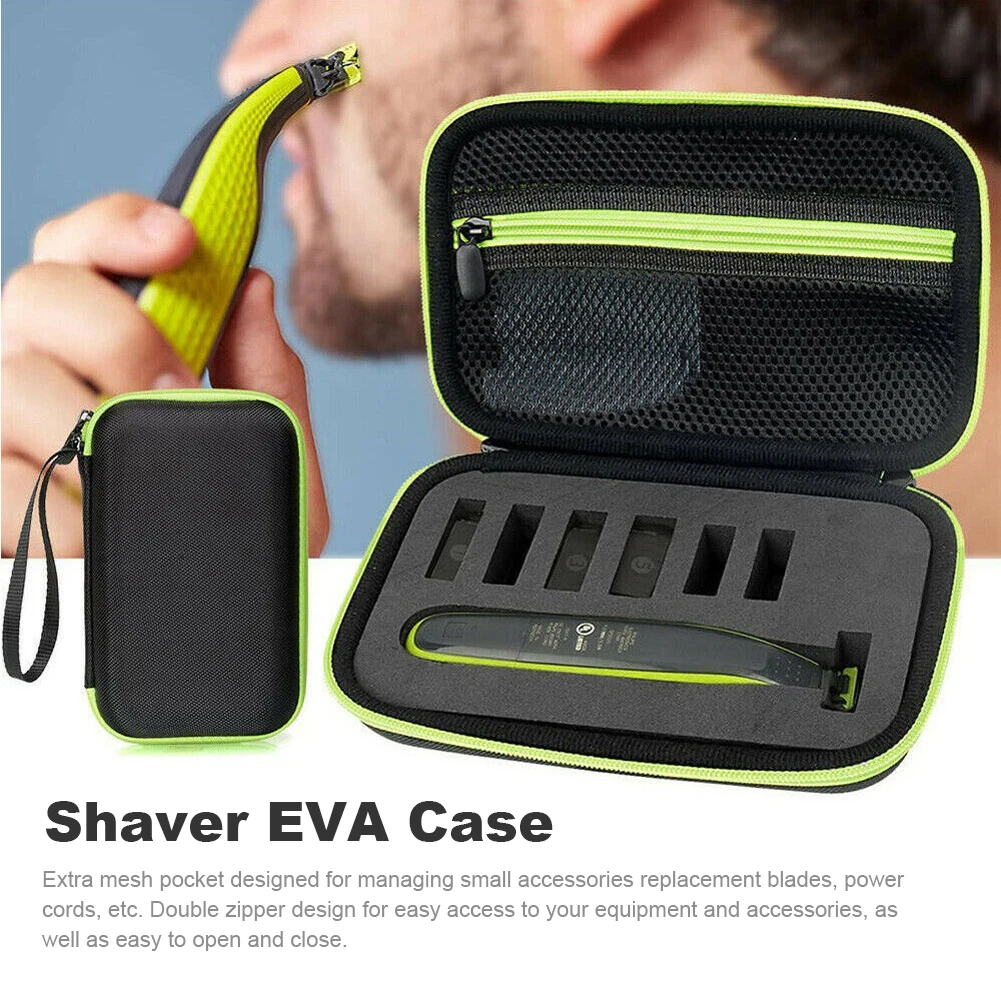 1pcs Electric Shaver Razor Box for Philips OneBlade QP2520 90/70 EVA Hard Case Trimmer Storage Bag Travel Carry Protective Bag