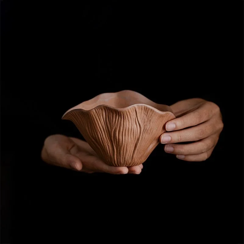 Rock clay Coarse Pottery Public Cup Ceramic Chahai Cup Kung Fu Tea Accessories Tea Infusers Sharing Cup Tea Dispenser