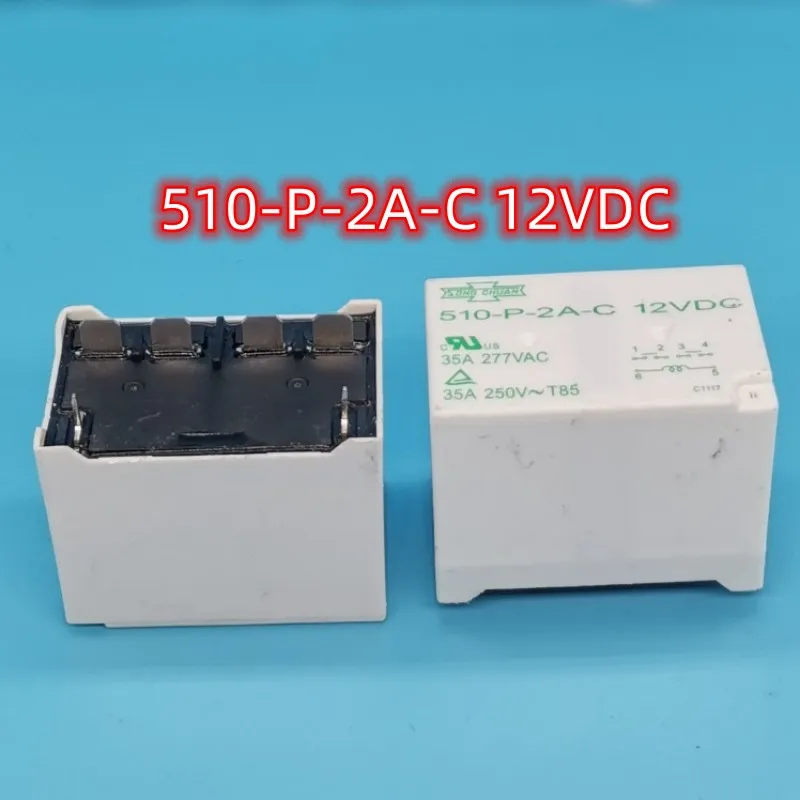 

510-P-2A-C 12VDC Relay 35A 277VAC 6Pin