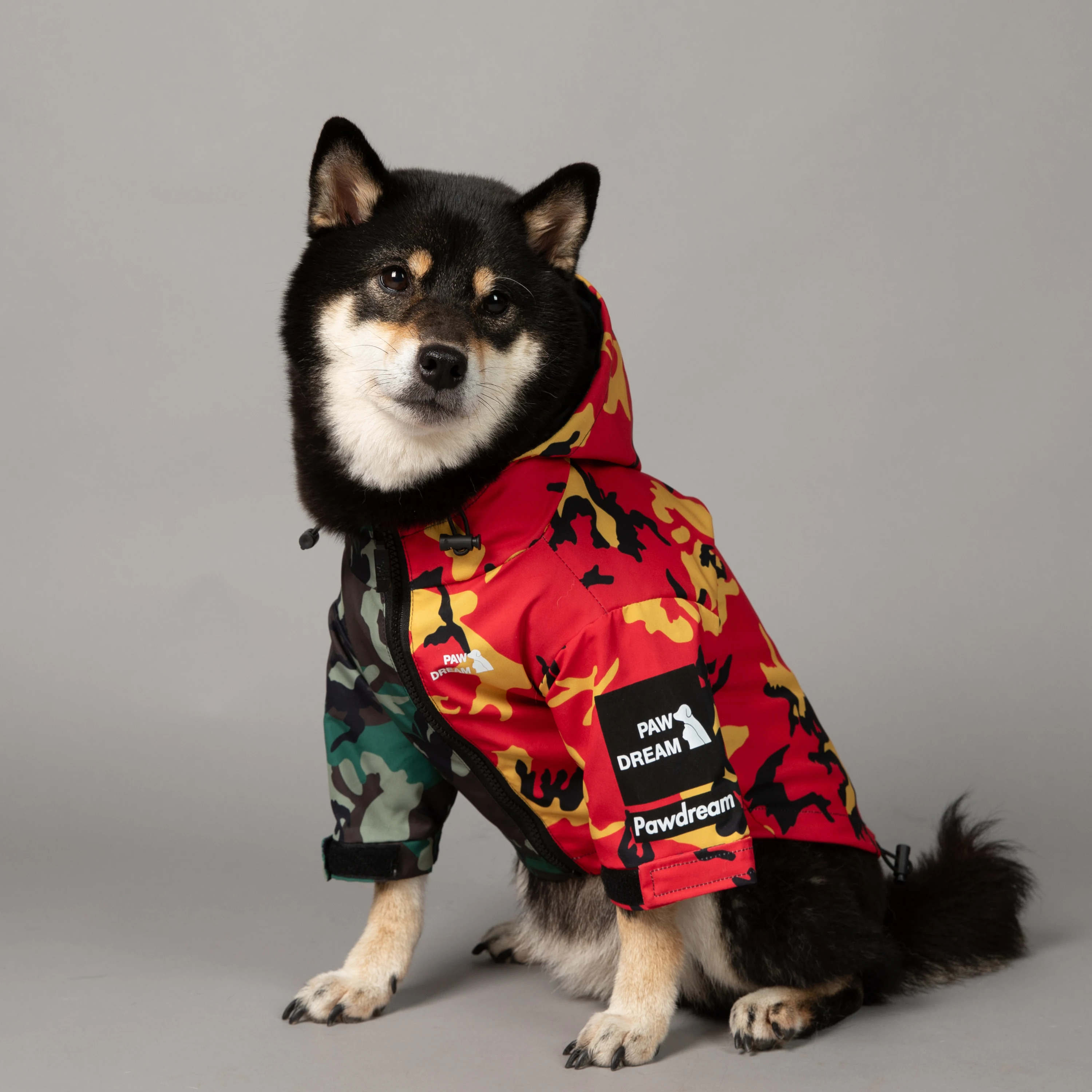 

PAW DREAM Dog Clothes Raincoat For Small Big Dogs Wind Coat Windbreaker French Bulldog Hoodie Dogs Clothes Jacket Shiba Inu