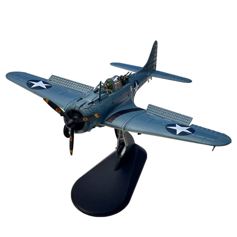 1:72 1/72 Scale WWII SBD Midway Dauntless Dive Bomber Battle Finished Diecast Metal Plane Aircraft Military Model Gift Toy