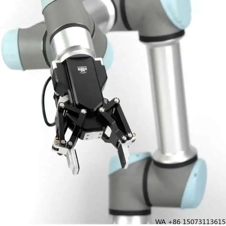 AG-95 Gripper Combined with 6 Axis Collaborative Robot for CNC Assembly, Inspection and Precision Picking Tasks