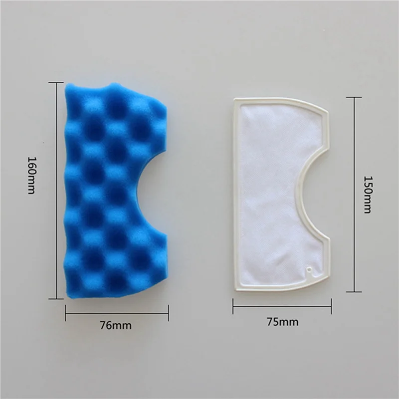 12Pcs Blue Sponge Filter Kit For  Vacuum Cleaner Accessories Dj97-01040C Series Robot Vacuum Cleaner Accessories-A77G