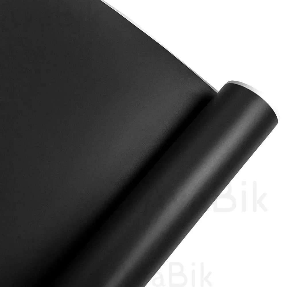 

30/50cm x 150cm Car Stickers PET Quality Matte Black Vinyl Wrap Film Self Adhesive With Air Release For Car Door Sill Protection
