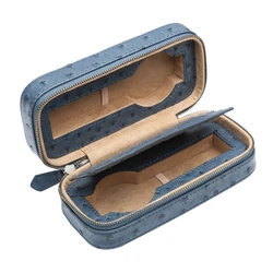 2 Slots Leather Watch Box Organizer Brown Watch Case Storage Box New Jewelry Case Travel Package Watch Holder For Men