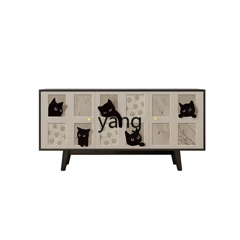 

LH home entrance cabinet living room kitchen solid wood storage dining side cabinet bedroom bedside cabinet