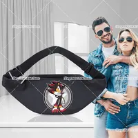 Sonics Anime Figure Print Chest Bag for Men Women Crossbody Handbag Sport Outdoor Portable Waist Bags Phone Key Storage Gift