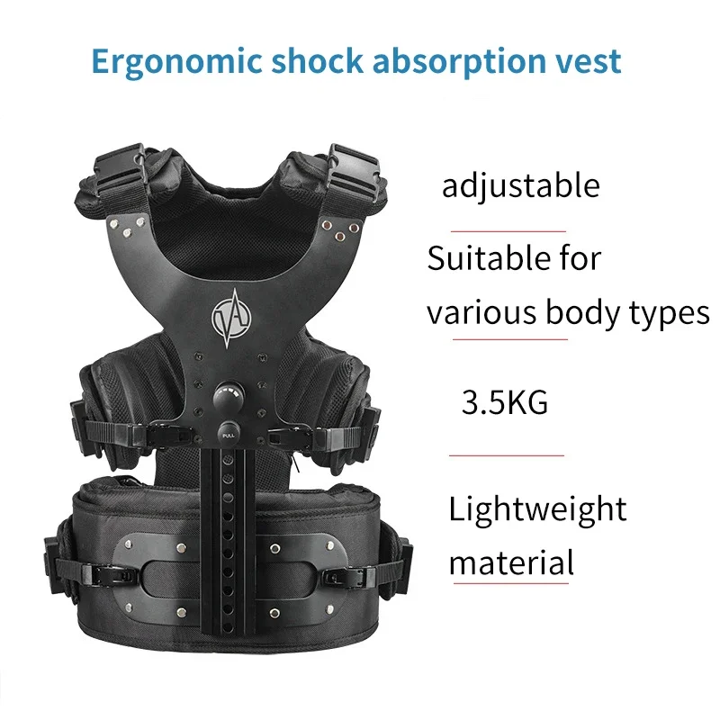 Bilate 3-Axis Double Arm Stabilizer Vest Heavy Duty Professional 18 KG Updated Stabilizer For DSLR Cameras