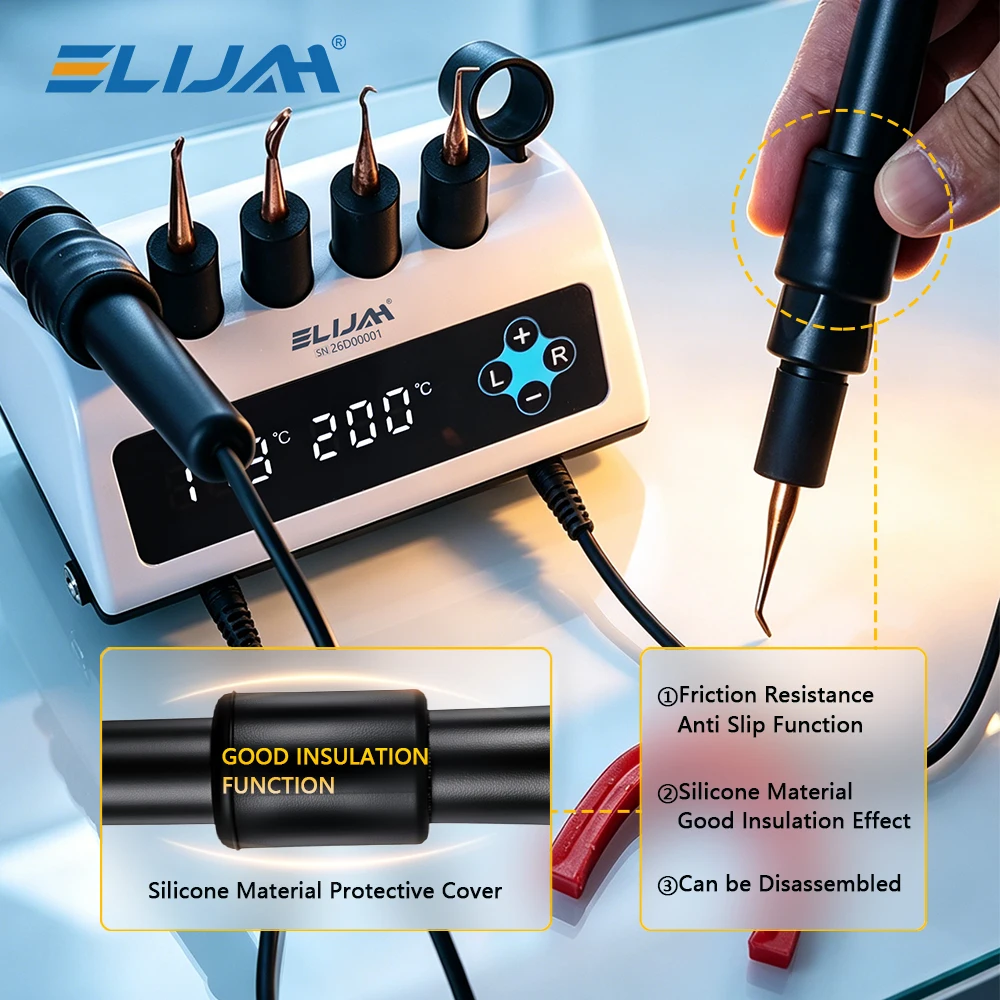 SYJH Ultra-thin Electric Wax Engraving Machine Dental Lab Digital Display Electric Waxer Double Carving Pen Heat Carving Knife