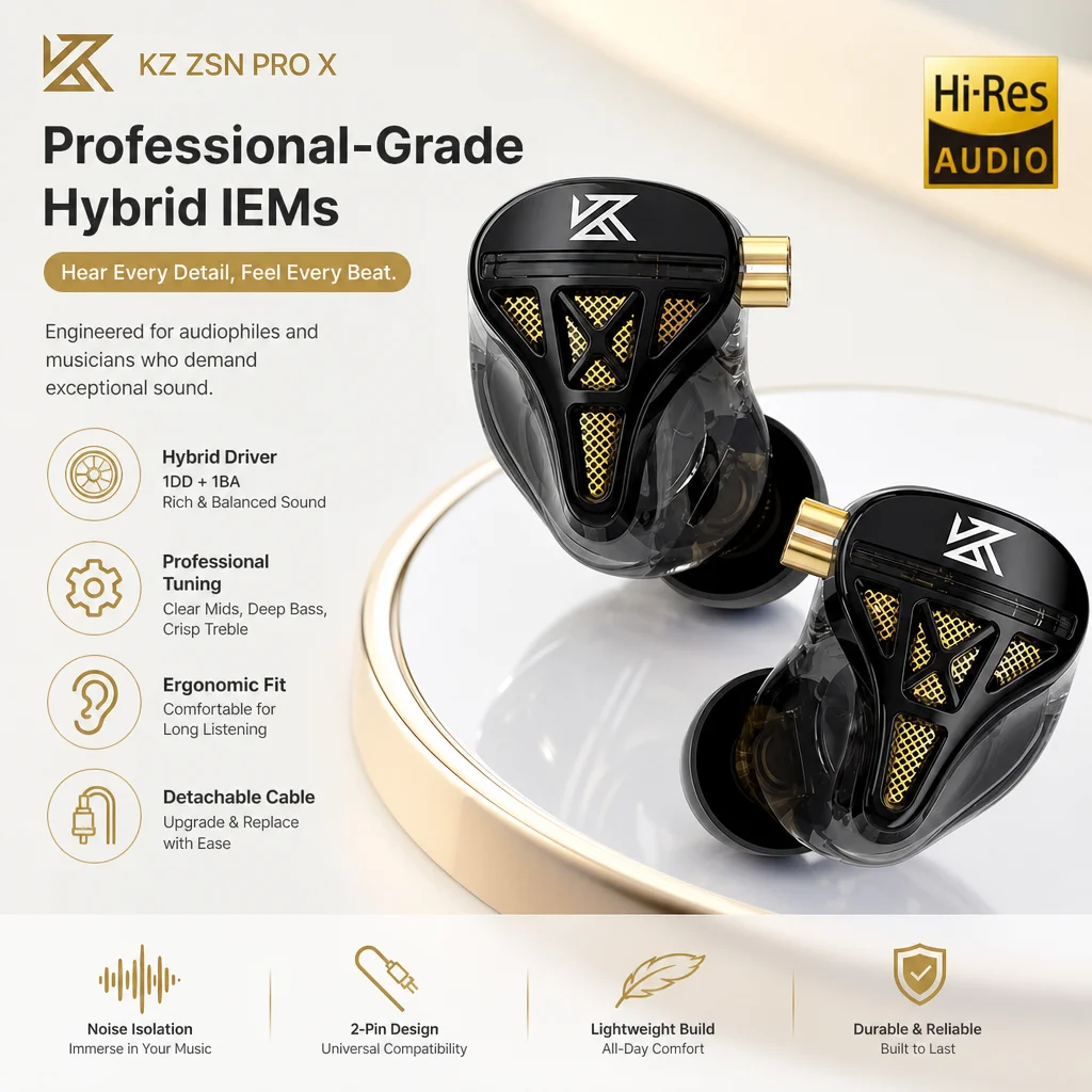 Kz Dqs Dynamic Driver In Ear Earphones Super Bass Hifi Wired Earbuds Gaming Sports Monitor For Phone Pc