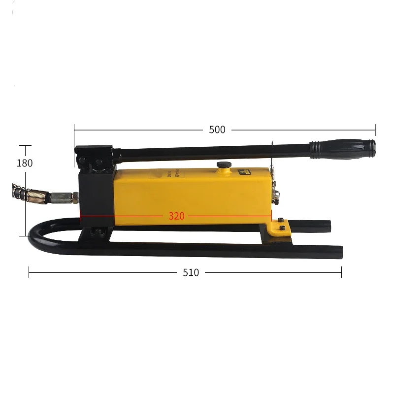 Nowa pompa hydrauliczna CP-700 przenośne szczypce dzielone hydrauliczne narzędzie do zaciskania z dwubiegową ręczną pompą hydrauliczną pompa wysokociśnieniowa